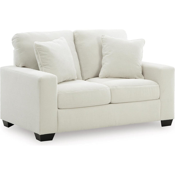  Manufacturer Color_Ivory  Motion Type_Stationary  -- Greenbriar Stationary Fabric Loveseat IMAGE 1