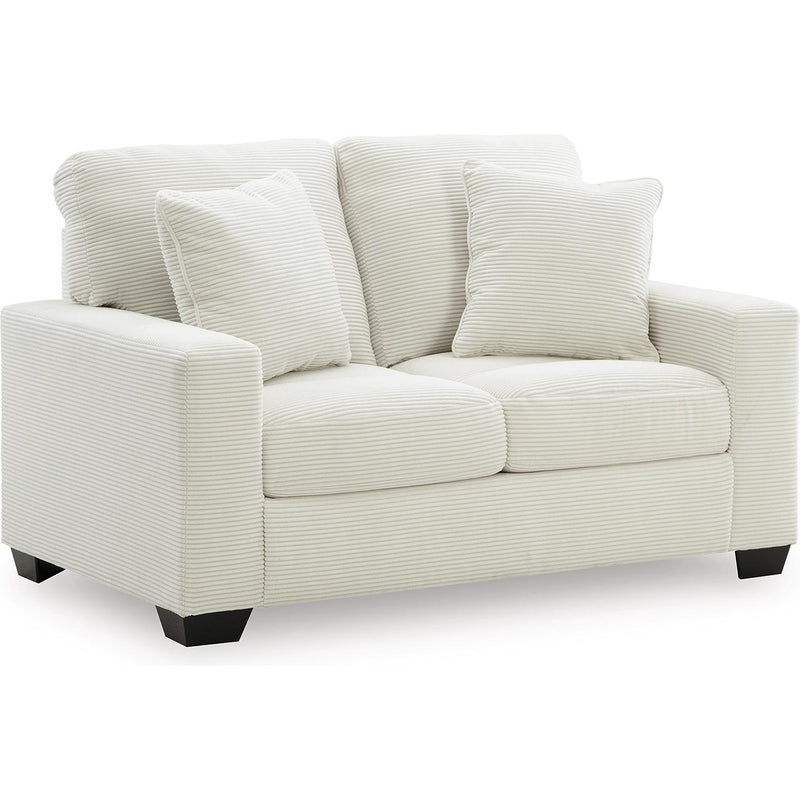  Manufacturer Color_Ivory  Motion Type_Stationary  -- Greenbriar Stationary Fabric Loveseat IMAGE 1