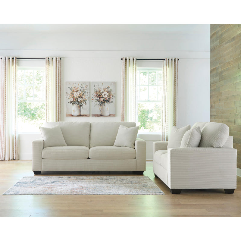  Manufacturer Color_Ivory  Motion Type_Stationary  -- Greenbriar Stationary Fabric Loveseat IMAGE 5