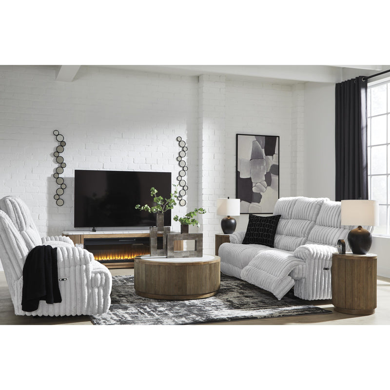  Manufacturer Color_Alloy  -- Falls Power Reclining Fabric Loveseat with Console IMAGE 15