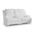  Manufacturer Color_Alloy  -- Falls Power Reclining Fabric Loveseat with Console IMAGE 1
