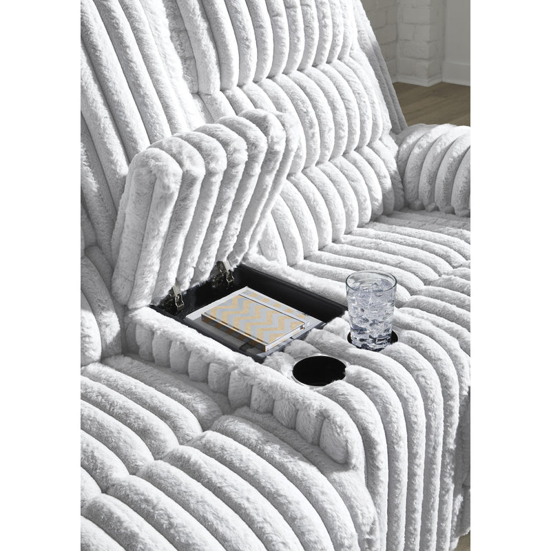  Manufacturer Color_Alloy  -- Falls Power Reclining Fabric Loveseat with Console IMAGE 6