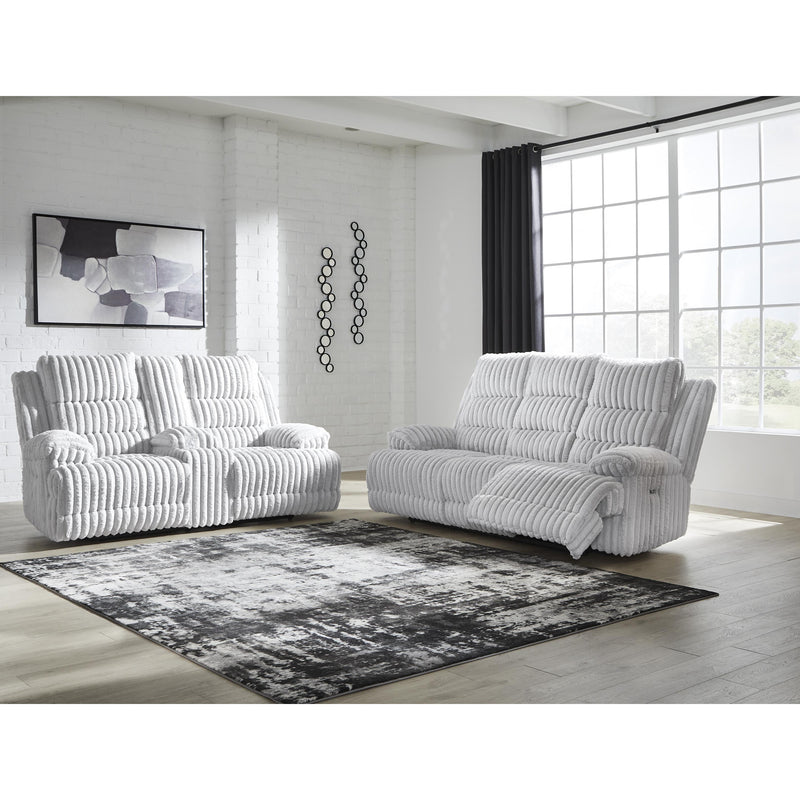  Manufacturer Color_Alloy  -- Falls Power Reclining Fabric Loveseat with Console IMAGE 7