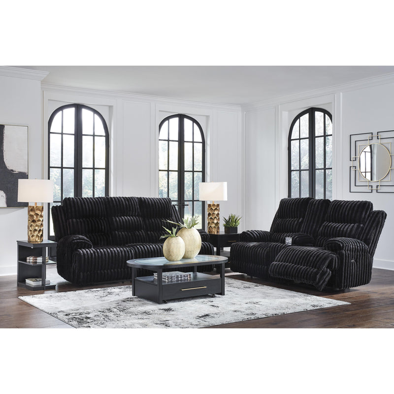  Manufacturer Color_Onyx  -- Rhine Falls PC4280596 Double Reclining Power Loveseat with Console IMAGE 11