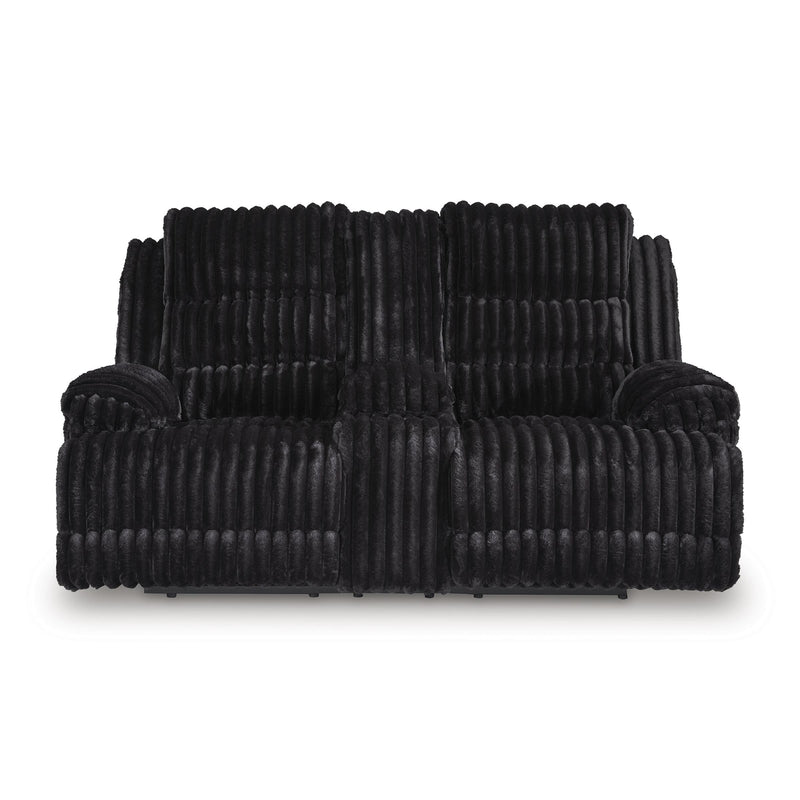  Manufacturer Color_Onyx  -- Rhine Falls PC4280596 Double Reclining Power Loveseat with Console IMAGE 2