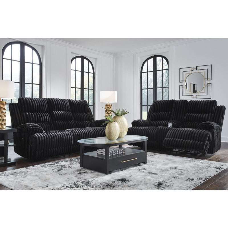  Manufacturer Color_Onyx  -- Rhine Falls PC4280596 Double Reclining Power Loveseat with Console IMAGE 8