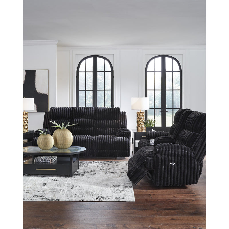  Manufacturer Color_Onyx  -- Rhine Falls PC4280599 Reclining Power Sofa with Drop Down Table IMAGE 12