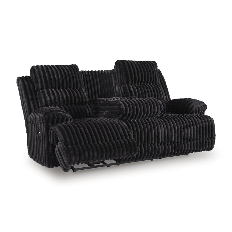  Manufacturer Color_Onyx  -- Rhine Falls PC4280599 Reclining Power Sofa with Drop Down Table IMAGE 1