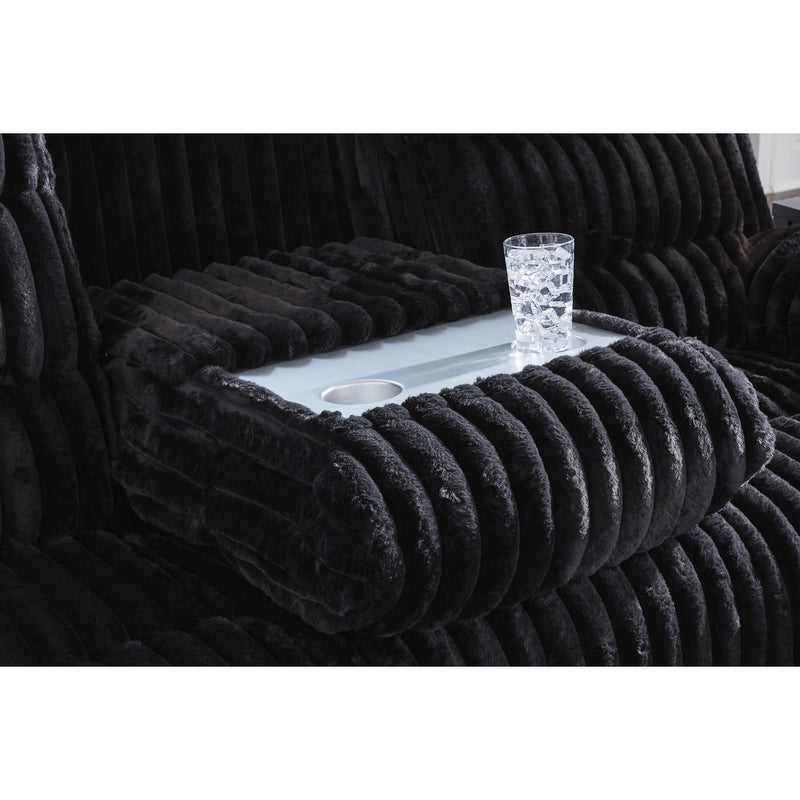  Manufacturer Color_Onyx  -- Rhine Falls PC4280599 Reclining Power Sofa with Drop Down Table IMAGE 6