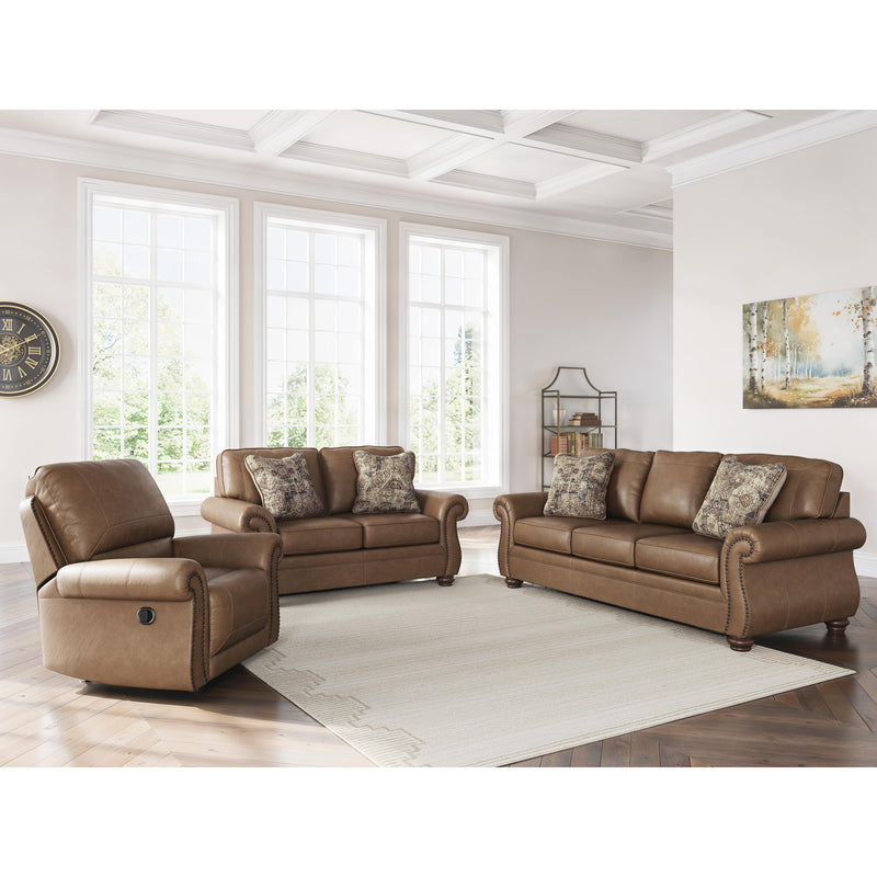  Manufacturer Color_Earth  -- Chasemore Stationary Leather Look Loveseat IMAGE 10