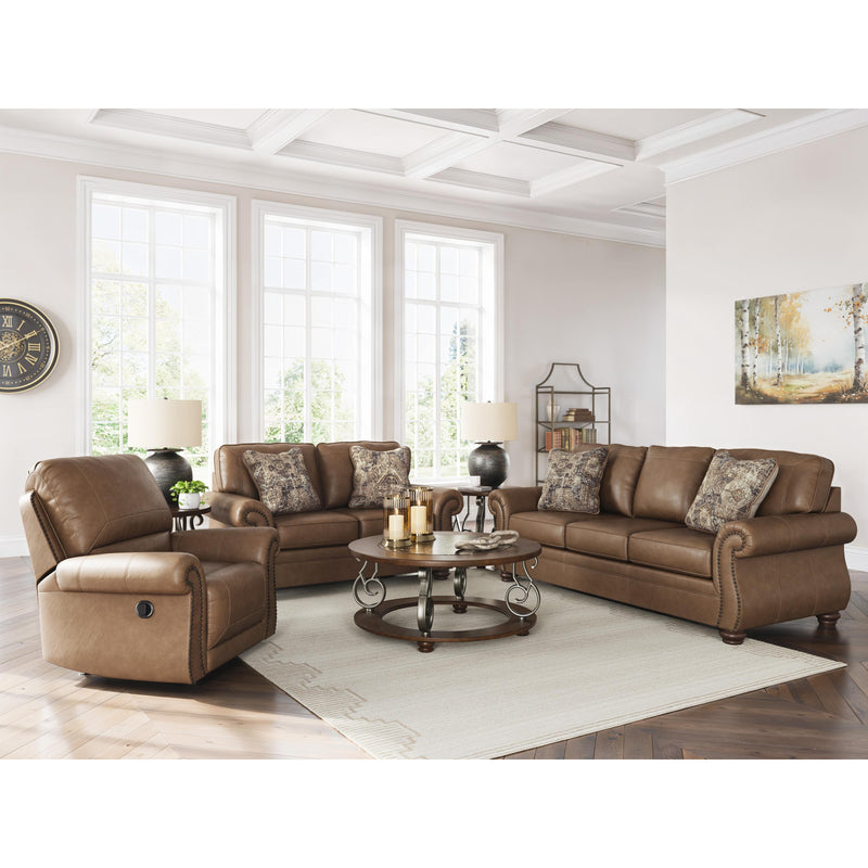  Manufacturer Color_Earth  -- Chasemore Stationary Leather Look Loveseat IMAGE 11