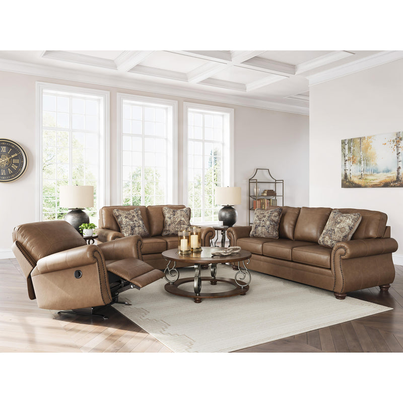  Manufacturer Color_Earth  -- Chasemore Stationary Leather Look Sofa IMAGE 13
