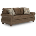  Manufacturer Color_Earth  -- Chasemore Stationary Leather Look Sofa IMAGE 1