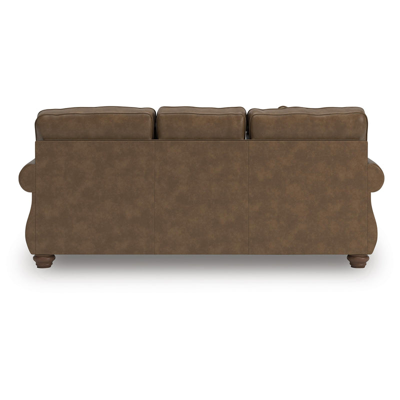  Manufacturer Color_Earth  -- Chasemore Stationary Leather Look Sofa IMAGE 4