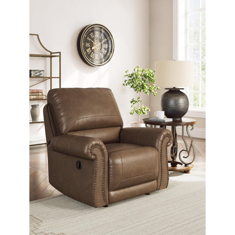  Manufacturer Color_Earth  -- Chasemore Swivel Glider Leather Look Recliner IMAGE 7