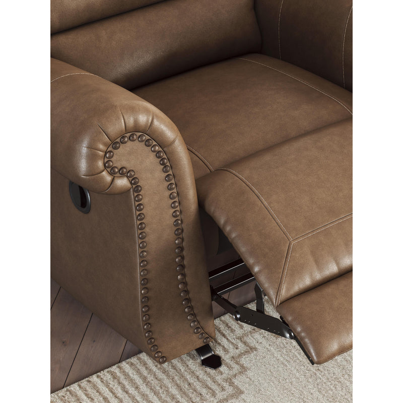  Manufacturer Color_Earth  -- Chasemore Swivel Glider Leather Look Recliner IMAGE 9