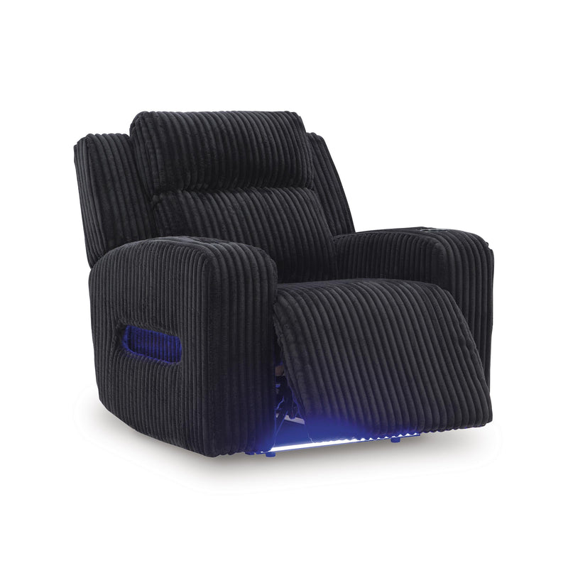  Manufacturer Color_Black  Motion Type_Power  -- Forest Lake Power Fabric Recliner IMAGE 2