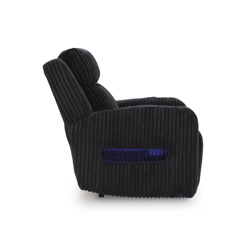 Manufacturer Color_Black  Motion Type_Power  -- Forest Lake Power Fabric Recliner IMAGE 4
