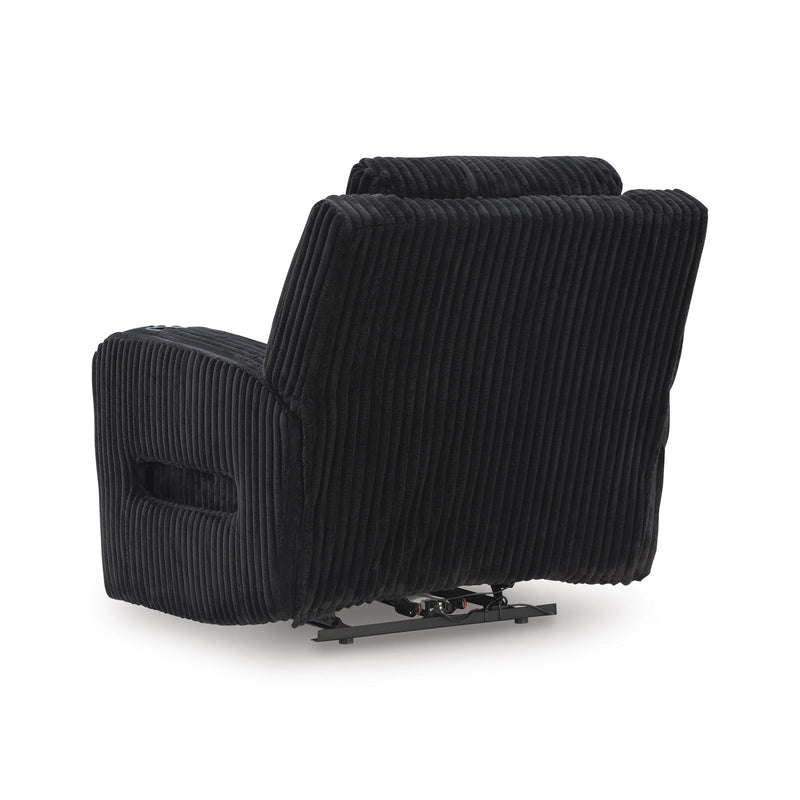  Manufacturer Color_Black  Motion Type_Power  -- Forest Lake Power Fabric Recliner IMAGE 5