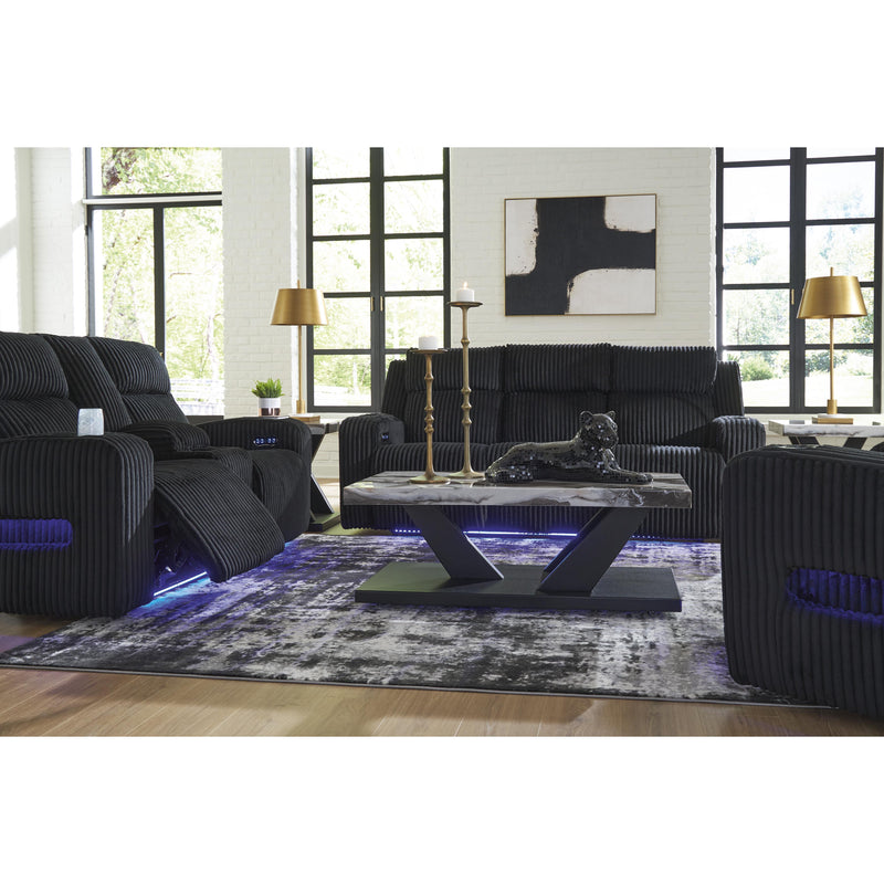  Manufacturer Color_Black  Motion Type_Power Recline  -- Forest Lake Power Reclining Fabric Sofa IMAGE 13