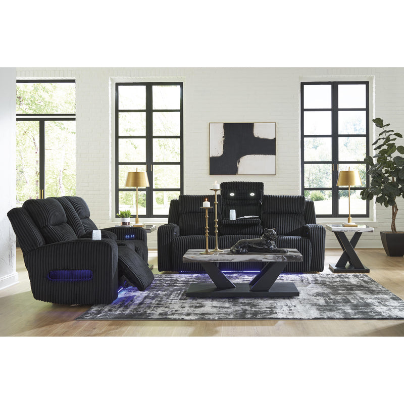  Manufacturer Color_Black  Motion Type_Power Recline  -- Forest Lake Power Reclining Fabric Sofa IMAGE 17