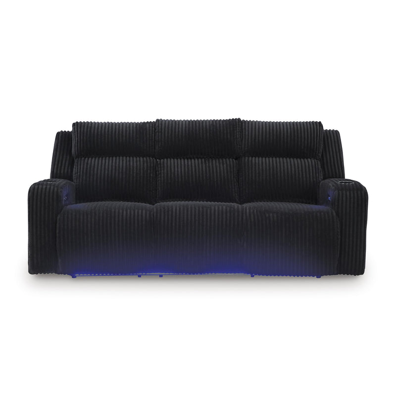  Manufacturer Color_Black  Motion Type_Power Recline  -- Forest Lake Power Reclining Fabric Sofa IMAGE 3