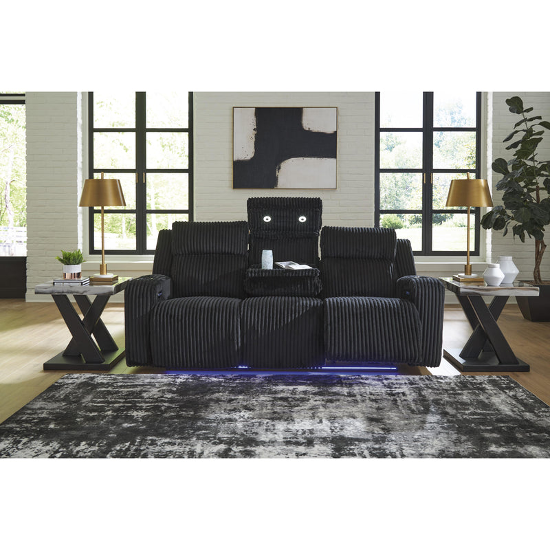  Manufacturer Color_Black  Motion Type_Power Recline  -- Forest Lake Power Reclining Fabric Sofa IMAGE 6