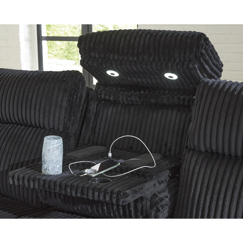  Manufacturer Color_Black  Motion Type_Power Recline  -- Forest Lake Power Reclining Fabric Sofa IMAGE 7