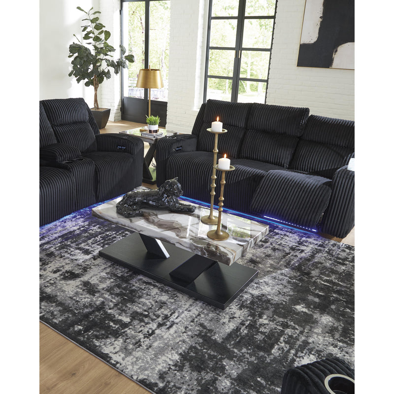  Manufacturer Color_Black  Motion Type_Power Recline  -- Forest Lake Power Reclining Fabric Loveseat with Console IMAGE 13