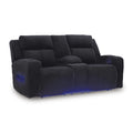  Manufacturer Color_Black  Motion Type_Power Recline  -- Forest Lake Power Reclining Fabric Loveseat with Console IMAGE 1