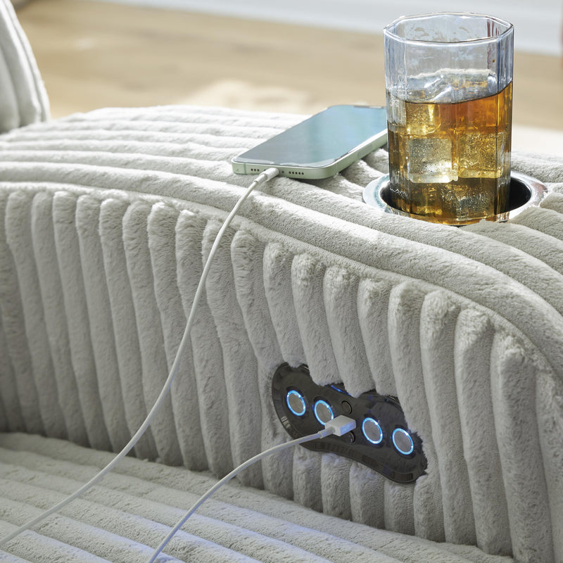  Manufacturer Color_Alloy  Motion Type_Power Recline  -- Forest Lake PC6420315 Power Reclining Sofa with Adjustable Headrest IMAGE 12