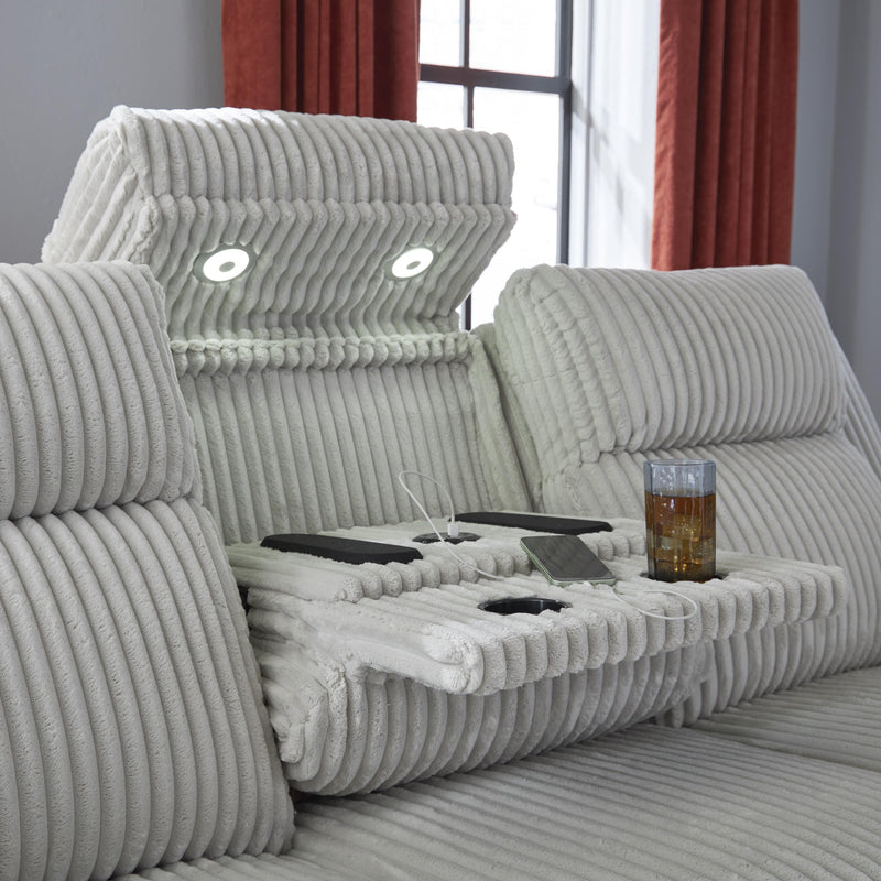  Manufacturer Color_Alloy  Motion Type_Power Recline  -- Forest Lake PC6420315 Power Reclining Sofa with Adjustable Headrest IMAGE 9