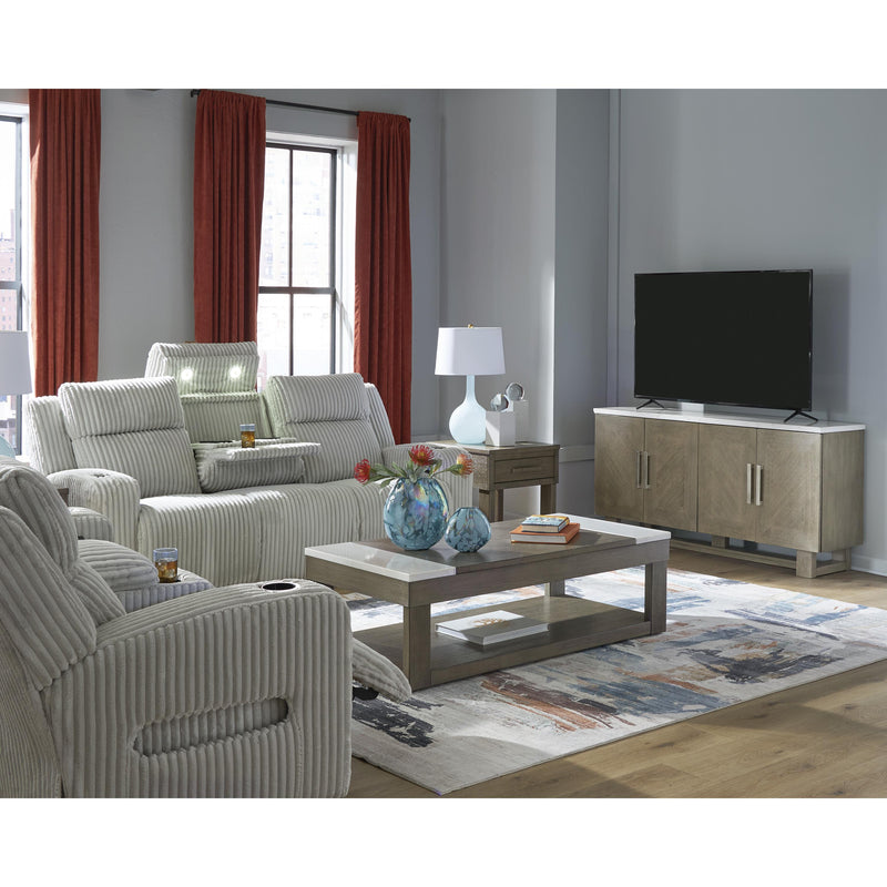  Manufacturer Color_Alloy  Motion Type_Power Recline  -- Forest Lake PC6420318 Power Reclining Loveseat with Console and Adjustable Headrest IMAGE 20