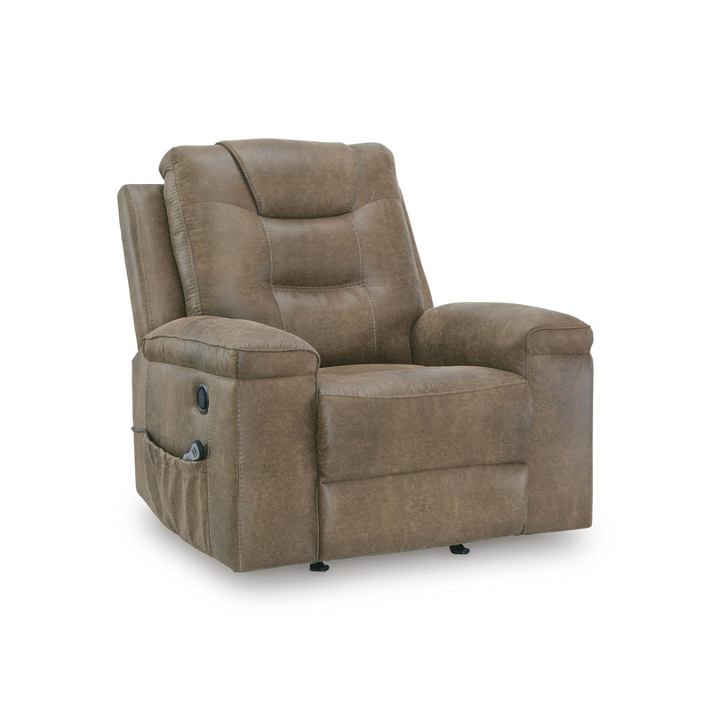  Manufacturer Color_Earth  -- Stockworth Rocker Leather Look Recliner IMAGE 1