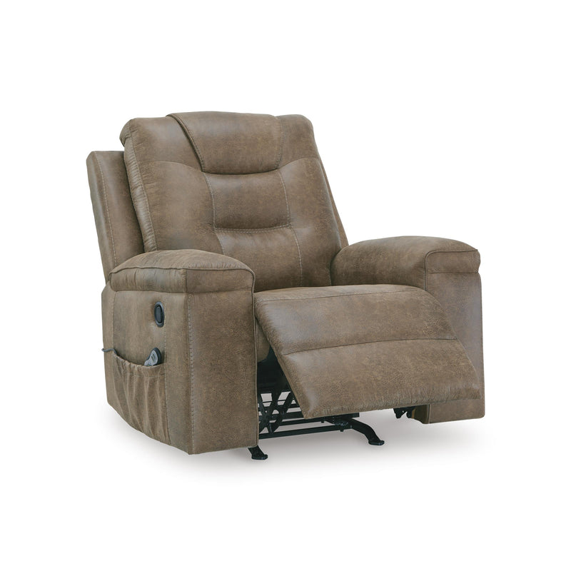  Manufacturer Color_Earth  -- Stockworth Rocker Leather Look Recliner IMAGE 2