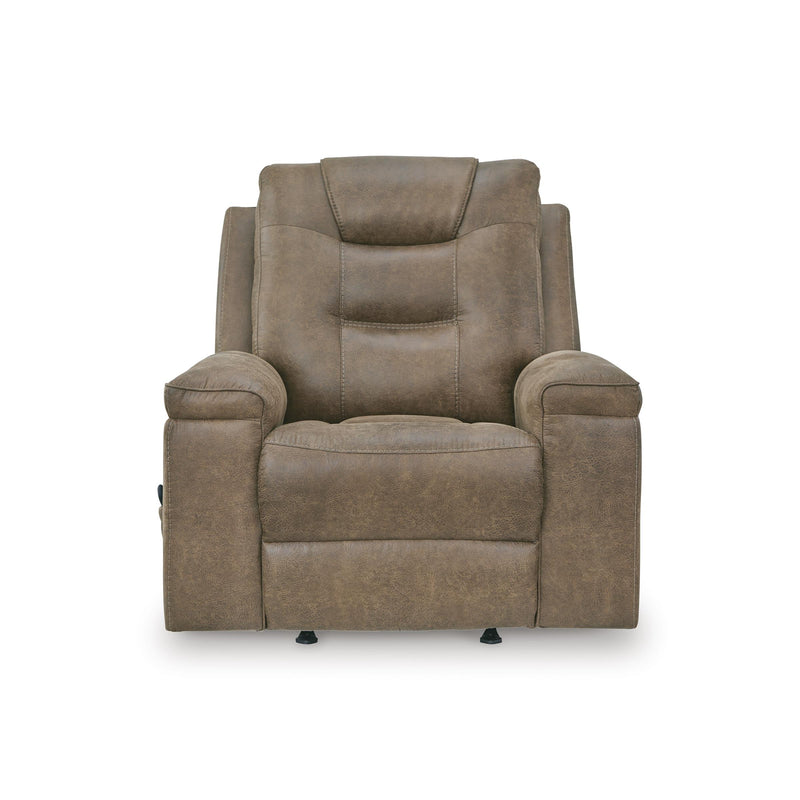  Manufacturer Color_Earth  -- Stockworth Rocker Leather Look Recliner IMAGE 3