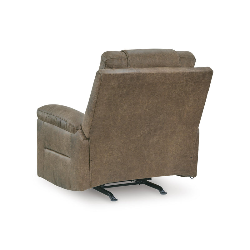  Manufacturer Color_Earth  -- Stockworth Rocker Leather Look Recliner IMAGE 5