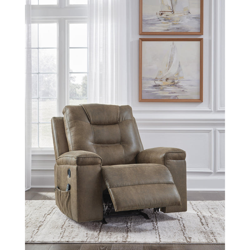  Manufacturer Color_Earth  -- Stockworth Rocker Leather Look Recliner IMAGE 7