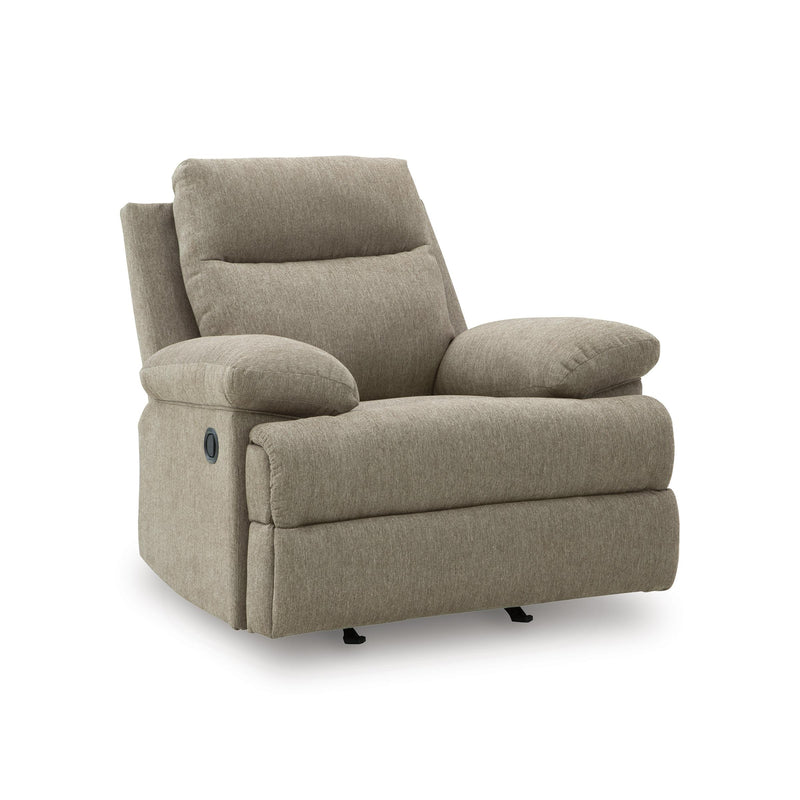  Manufacturer Color_Mocha  -- Side Swipe Rocker Fabric Recliner IMAGE 1