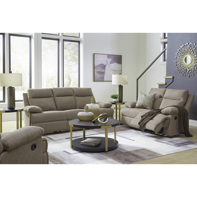  Manufacturer Color_Mocha  -- Side Swipe Reclining Fabric Loveseat IMAGE 19