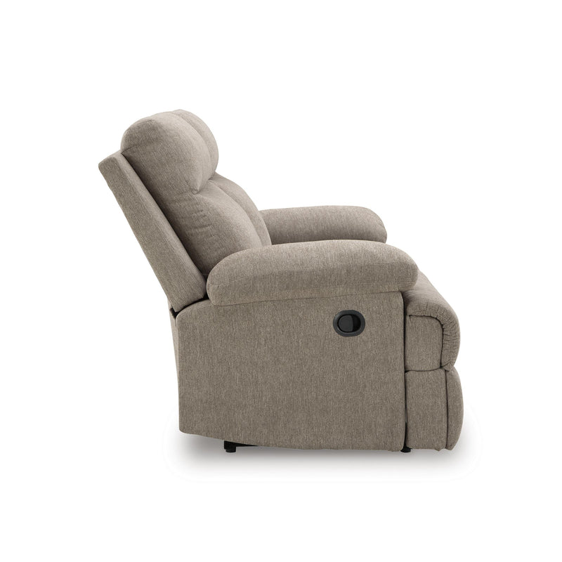  Manufacturer Color_Mocha  -- Side Swipe Reclining Fabric Loveseat IMAGE 4