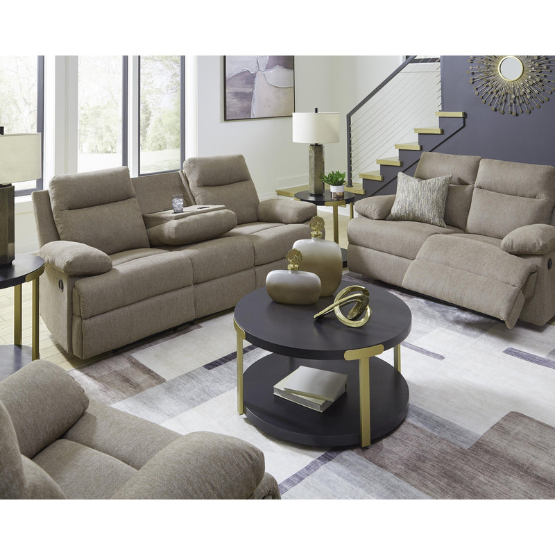  Manufacturer Color_Mocha  -- Side Swipe Stationary Fabric Sofa IMAGE 10