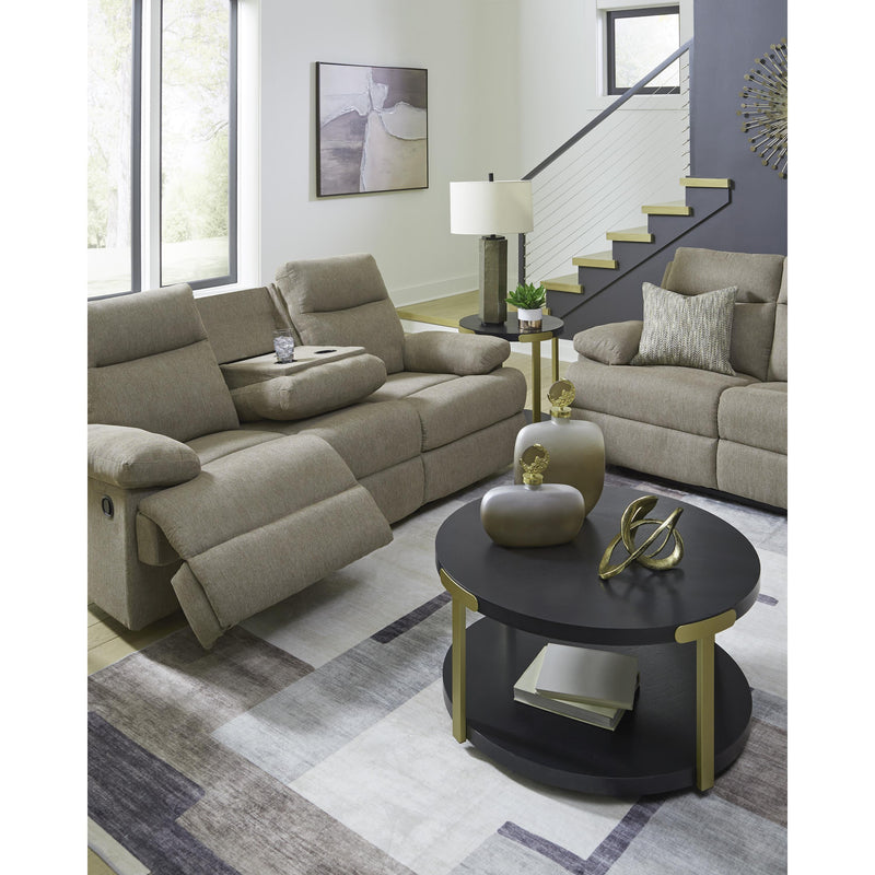  Manufacturer Color_Mocha  -- Side Swipe Stationary Fabric Sofa IMAGE 13
