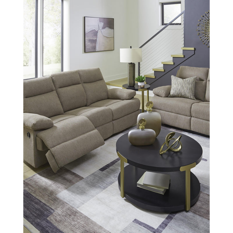  Manufacturer Color_Mocha  -- Side Swipe Stationary Fabric Sofa IMAGE 15
