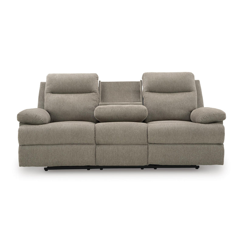  Manufacturer Color_Mocha  -- Side Swipe Stationary Fabric Sofa IMAGE 4
