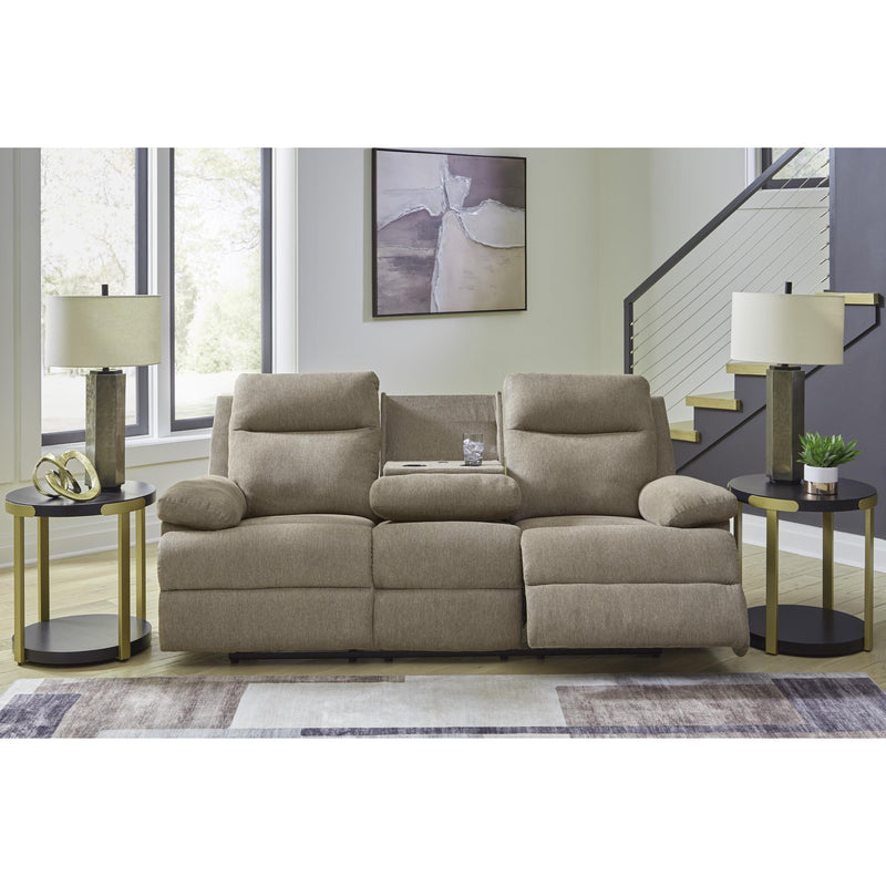  Manufacturer Color_Mocha  -- Side Swipe Stationary Fabric Sofa IMAGE 8
