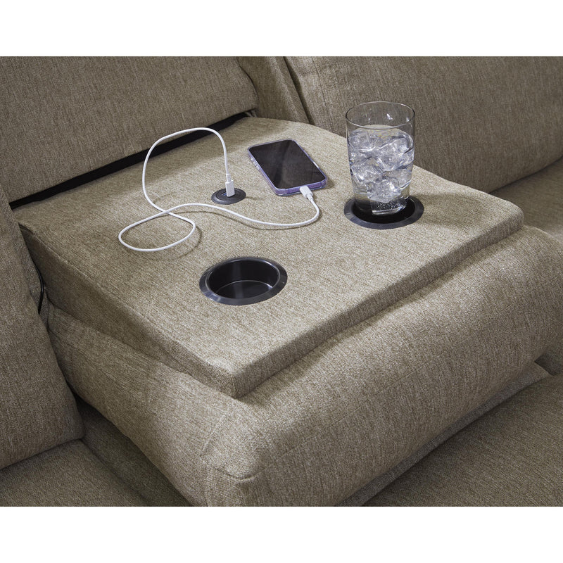 Manufacturer Color_Mocha  -- Side Swipe Stationary Fabric Sofa IMAGE 9