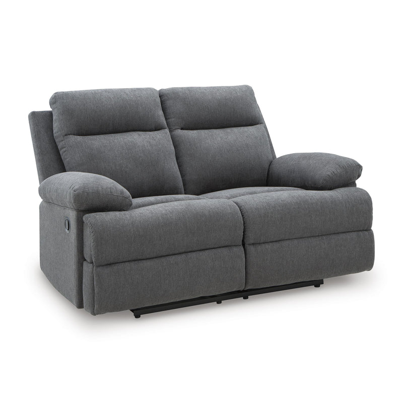  Manufacturer Color_Charcoal  -- Side-Swipe PC9140686 Reclining Loveseat IMAGE 1