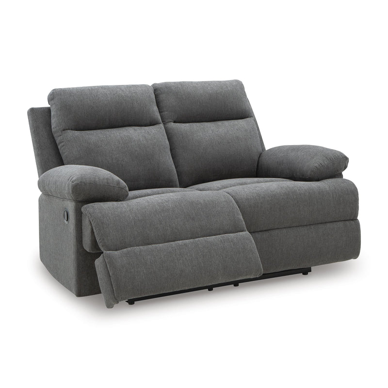  Manufacturer Color_Charcoal  -- Side-Swipe PC9140686 Reclining Loveseat IMAGE 2