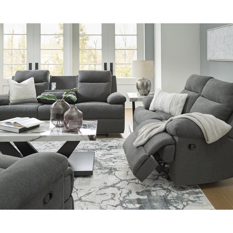  Manufacturer Color_Charcoal  -- Side-Swipe PC9140689 Reclining Sofa with Drop Down Table IMAGE 10